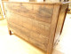 Louis XV chest of drawers with crossbow doors, carved walnut, gilt bronze, 18th century