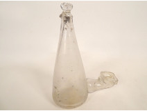 Antique blown glass bird bath, 18th century