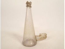 Antique blown glass bird bath, 18th century