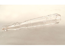 Baccarat cut crystal cigarette holder, France, early 20th century