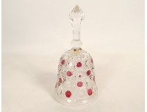 Anna Hutte Germany cut crystal table bell, 20th century