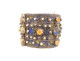 Silver hinged bracelet with enamels Algeria Kabyle Maghreb Berber late 19th century