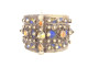 Silver hinged bracelet with enamels Algeria Kabyle Maghreb Berber late 19th century