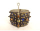 Silver hinged bracelet with enamels Algeria Kabyle Maghreb Berber late 19th century