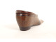 Snuffbox shoe carved wood marquetry brass nails Folk Art 19th