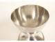 Travel chalice silver plated metal goldsmith Henri Nesme Lyon cross early 20th century