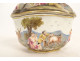 Capodimonte porcelain sugar bowl mythology Venus Bacchus Ovid 19th century