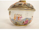 Capodimonte porcelain sugar bowl mythology Venus Bacchus Ovid 19th century