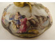 Capodimonte porcelain sugar bowl mythology Venus Bacchus Ovid 19th century
