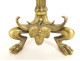 Pair of gilt bronze candlesticks with salamander lizards, Barbedienne style, Napoleon III period, 19th century