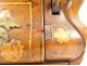 Dutch masterwork desk/writing desk with floral marquetry, early 19th century