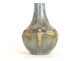 Polychrome stoneware vase by Denbac, decorated with dragonflies, Innoxa Art Nouveau, early 20th century