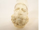 Meerschaum pipe with orientalist Zouave/Sultan head, amber, Guyot collection, 20th century