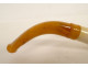 Meerschaum pipe with orientalist Zouave/Sultan head, amber, Guyot collection, 20th century