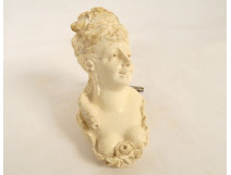 Meerschaum pipe with orientalist Zouave/Sultan head, amber, Guyot collection, 20th century