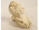 Meerschaum pipe with orientalist Zouave/Sultan head, amber, Guyot collection, 20th century