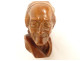 Meerschaum pipe with orientalist Zouave/Sultan head, amber, Guyot collection, 20th century