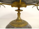 Tazza neo-Greek cup, grey marble, bronze Barbedienne, Napoleon III, 19th century