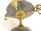 Tazza neo-Greek cup, grey marble, bronze Barbedienne, Napoleon III, 19th century