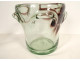 Blown glass champagne bucket by Jean-Claude Novaro, Biot, 20th century