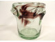 Blown glass champagne bucket by Jean-Claude Novaro, Biot, 20th century