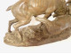 Large bronze sculpture by Ernest Dagonet, depicting deer fighting, 19th century animal sculptor
