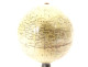 Small miniature globe, world map, NK Publishers Paris, 13cm, early 20th century
