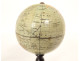 Small miniature globe, world map, NK Publishers Paris, 13cm, early 20th century