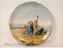 Limoges porcelain dish in Britain 20th Marine Women