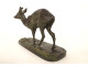Small bronze sculpture of a deer, no. 1, by Pierre-Jules Mène, animal sculptor, 19th century
