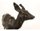 Small bronze sculpture of a deer, no. 1, by Pierre-Jules Mène, animal sculptor, 19th century