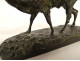 Small bronze sculpture of a deer, no. 1, by Pierre-Jules Mène, animal sculptor, 19th century