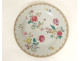 Porcelain plate, East India Company, Famille Rose, Qianlong flowers, 18th century