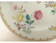 Porcelain plate, East India Company, Famille Rose, Qianlong flowers, 18th century