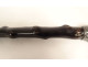 Antique walking stick with silver handle and malacca wood handle, 19th century