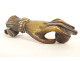 Antique bronze hand-painted door knocker, 19th century decoration
