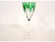 6 Baccarat Genova Saint-Louis Bristol crystal Rhine wine glasses, 20th century