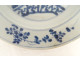 Two white and blue Kangxi porcelain plates from the East India Company, 18th century