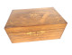 Rosewood shawl box with floral marquetry, Napoleon III style, 19th century