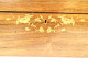 Rosewood shawl box with floral marquetry, Napoleon III style, 19th century
