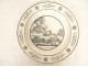 9 talking dessert plates, Creil Montereau earthenware, Fables of Fontaine, 19th century