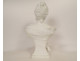 Sculpture bust of a woman, Sylvain Kinsburger, Limoges biscuit porcelain, Art Nouveau, 19th century
