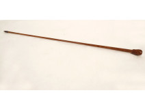 Hermès Paris woven leather riding crop, 20th century collection