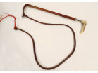 Hermès Paris woven leather riding crop, 20th century collection