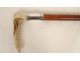 Hermès Paris woven leather riding crop, 20th century collection