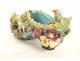 Art Nouveau 19th-century slipper/clog with bird and flower motifs