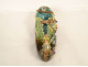 Art Nouveau 19th-century slipper/clog with bird and flower motifs