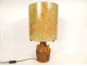 Accolay ceramic vase lamp with glass inclusions, 20th century decoration
