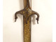 Ottoman Persian Pala sabre with damascened blade and blond horn, Türkiye, late 17th-19th century