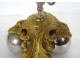Church bell for ceremonial use, 3 small bells, gilded and silvered bronze, 19th century
